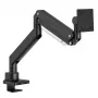 Maclean MC-968 Double Arm Monitor Mount with Gas Spring 17-57 27 kg Heavy Duty Sturdy Full Motion Holder Bracket Max VESA 200x200