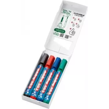 Flipchart marker Edding 383 1.0–5.0 mm assorted colors 4 pcs