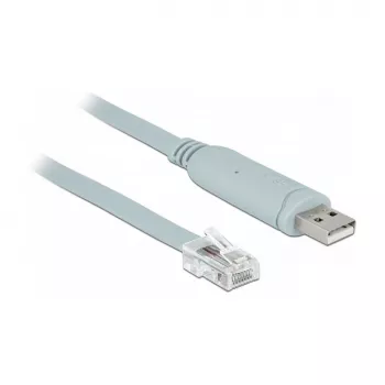Serial Cable DeLOCK 63920 USB 2.0 Type-A RJ45 Grey 0.5m