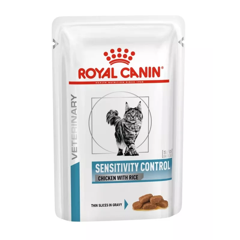 Wet cat food Royal Canin Sensitivity Control Chicken with Rice, adult, 12 x 85 g, 79.4% moisture