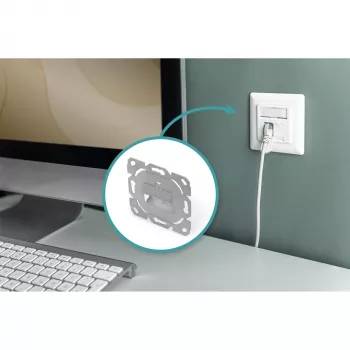 Face plate for Multimedia / Keystone Modules Digitus DN-93831-1