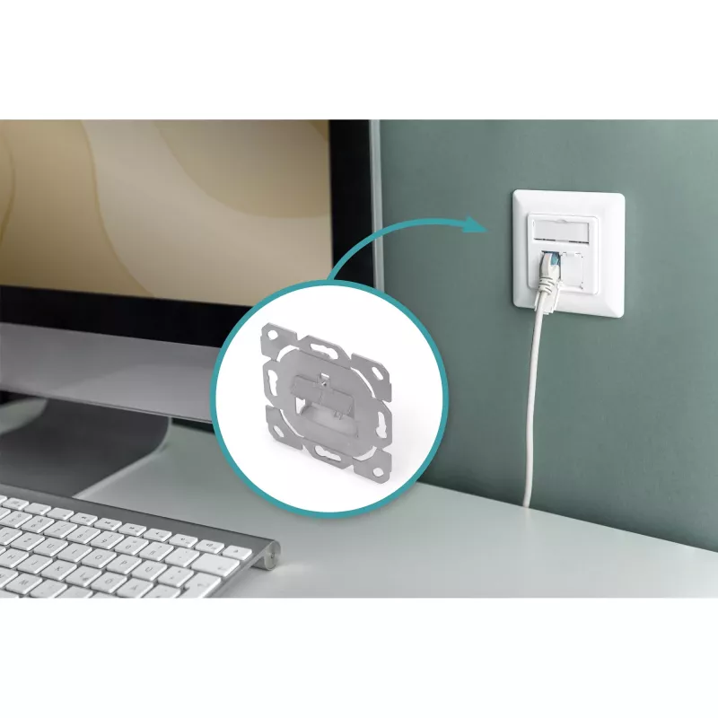 Face plate for Multimedia / Keystone Modules Digitus DN-93831-1