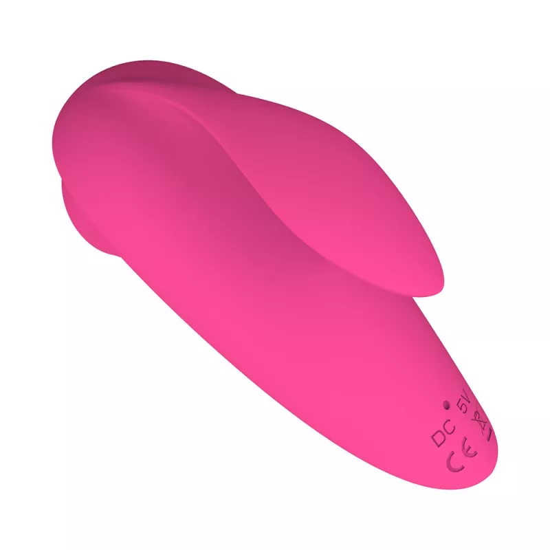 Clitoral Massager Erolab Dolphin VVS01r Rose Pink — compact personal stimulator, USB rechargeable