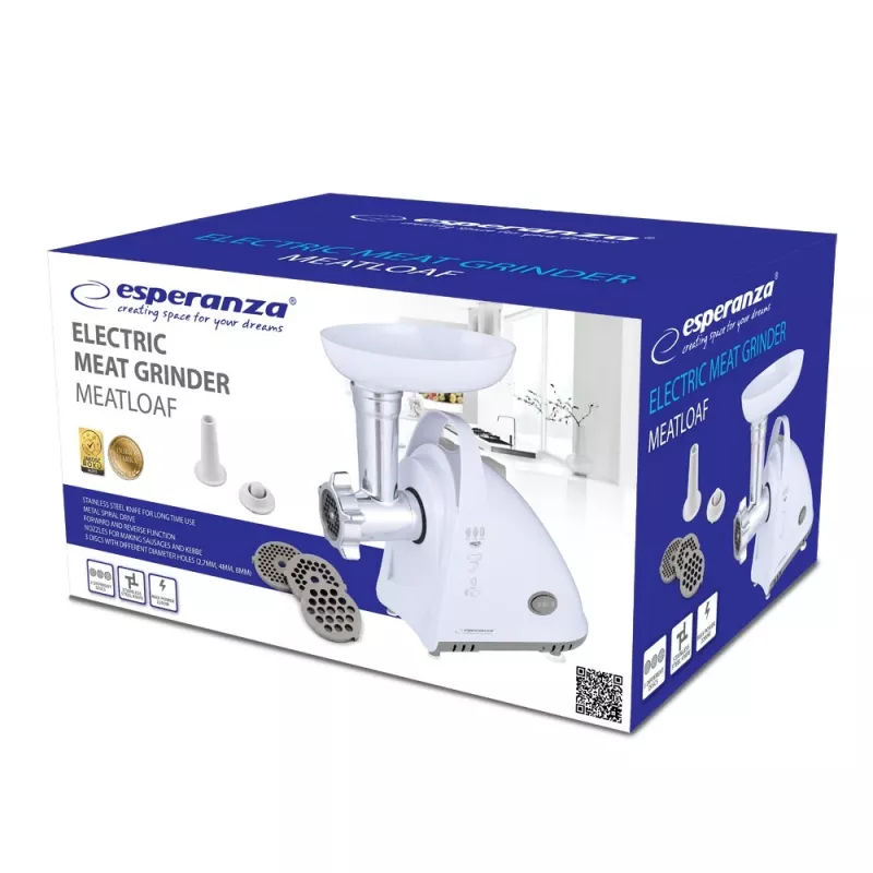 Electric Meat Grinder ESPERANZA EKM031 1500W — high-power home meat mincer