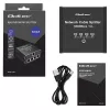 Ethernet mini switch QOLTEC 52293 1x4 RJ45, 1-in 4-out unmanaged network splitter