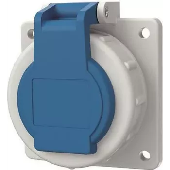 Mennekes Schuko panel-mount socket outlet 16A2p+E 230V IP68 BL 17006 (17006)
