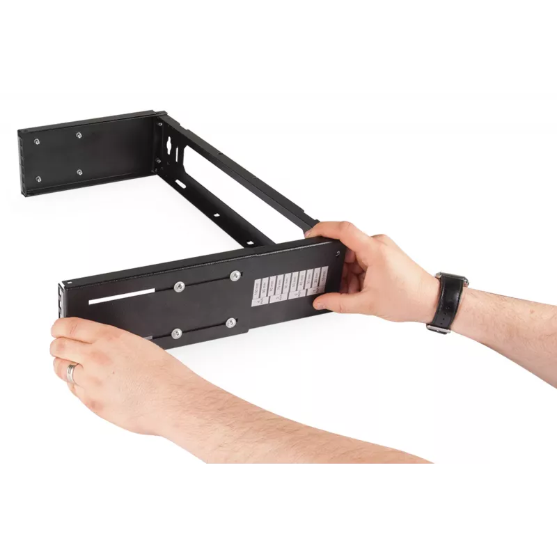 Digitus DN-19 PB-4U-SW - Wandschrank - Schwarz, RAL 9005 - 8U - 48,3 cm (19) (DN-19 PB-8U-SW)