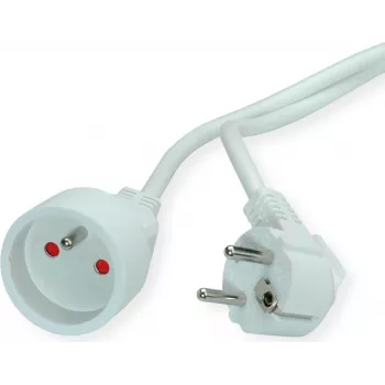 Power Cable VALUE 19.99.1174 White 5 m CEE7/7
