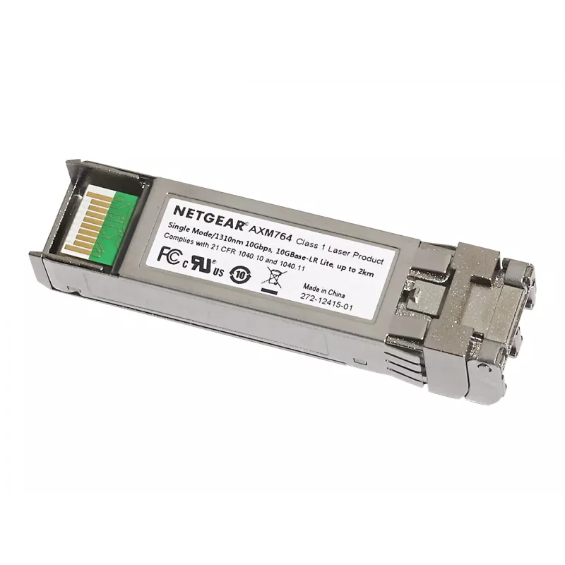 SFP+ fiber transceiver Netgear 10GBASE-LR Lite — 10 Gbit/s, SFP+ interface, single-mode