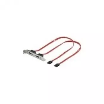 Wentronic goobay - SATA-cover plate, Internal/external - Serial ATA 150/300 - SATA (W) to eSATA (M) - 50 cm (93046)