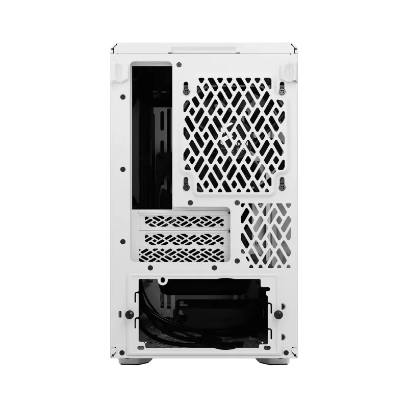 Fractal Design Meshify 2 Nano - Mini-ITX Tower (Tempered Glass) - no power supply (ATX) - White - USB/Audio (FD-C-MES2N-02)
