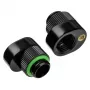 Extension Offset (2-pack) BitsPower BPTA-PAM-GB — black, angled PC watercooling fittings