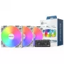 Case fan pack Montech GF120 PWM ARGB 3-in-1 — 120mm PWM fans with ARGB lighting