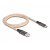 DeLOCK USB 2.0 Cable Type-A to USB Type-C RGB 1m