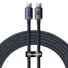USB cable Baseus CAJY000701 2 m USB C Black 0.48 Gbit/s
