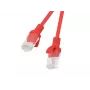 Network patch cable LANBERG PCU5-20CC-0050-R Cat5e RJ-45 to RJ-45 U/FTP 0.5 m Red