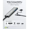 Goobay Slim 4-Port USB-Hub USB-C auf/USB-A 5 Gbit/s - -Plug USB 3.2> (76563)