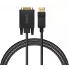SAVIO DisplayPort to VGA (D-Sub) cable 1.8 m, black
