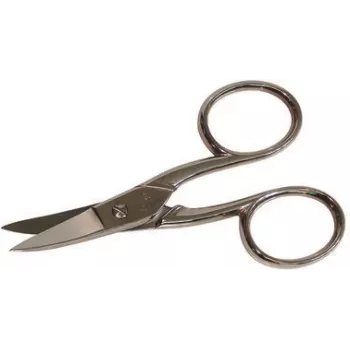 Nail scissors c.k tools C8061 90 mm nickel plated, precision manicure tool