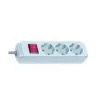 Brennenstuhl Eco-Line with switch Triple-gang White 1,5m Power Strip 1152320015, White, H05VV-F 3G1,5 supply cable 1,5 m
