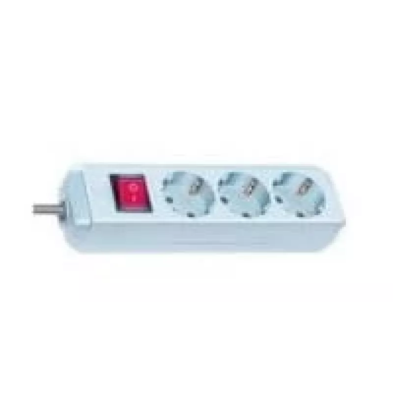 Brennenstuhl Eco-Line with switch Triple-gang White 1,5m Power Strip 1152320015, White, H05VV-F 3G1,5 supply cable 1,5 m