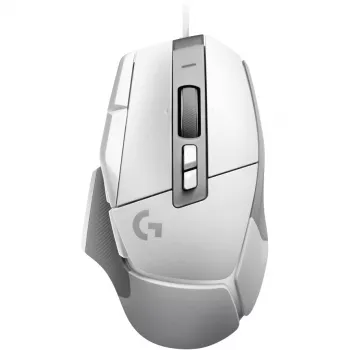 Gaming Mouse Bundle Logitech G G502 X with G240 Hard Gaming Mouse Pad — Right-hand, Optical 25600 DPI, USB Type-A, 13 Buttons, White