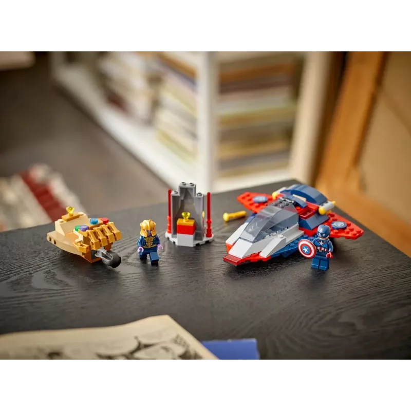 Construction toy set LEGO Marvel Super Heroes Captain America Thanos 76319 — 107 pieces, 2 minifigures, age 4+