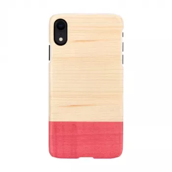 Phone case man and wood for iPhone XR — miss match white