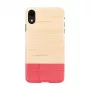 Phone case man and wood for iPhone XR — miss match white