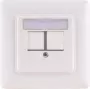 Network outlet keystone carrier frame, S CONN maximum connectivity, 2-port (08-10101)