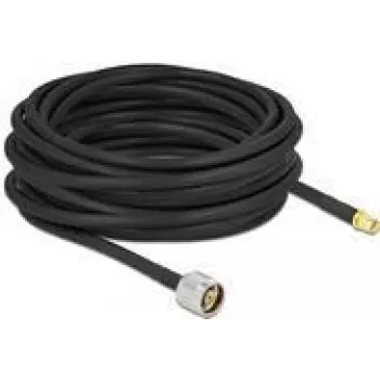 Antenna Cable DeLOCK N plug to SMA plug LMR300 10 m