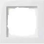 Switch cover plate Gira E2 White — thermoplastic, screwless, 80.8×80.8×9.3 mm