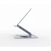 Notebook riser stand GEMBIRD NBS-DR1-01 — rotating base, adjustable height, Space Grey