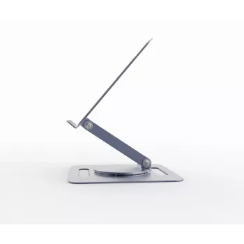 Notebook riser stand GEMBIRD NBS-DR1-01 — rotating base, adjustable height, Space Grey