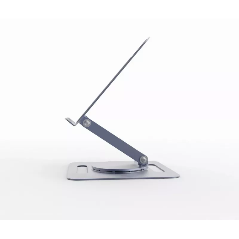 Notebook riser stand GEMBIRD NBS-DR1-01 — rotating base, adjustable height, Space Grey
