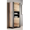 WOOD bookcase 65x40x170,5 oak wotan + anthracite