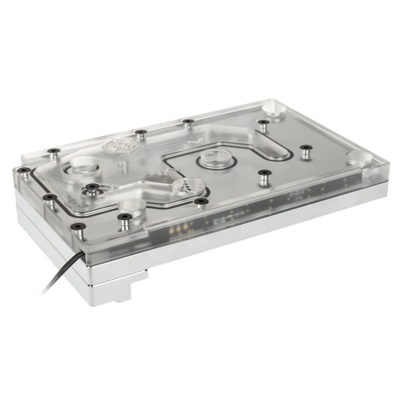 Water block BitsPower Monoblock for ASRock X399M Taichi RGB, Acrylic/Copper, Nickel-plated, 90×142×29.1 mm