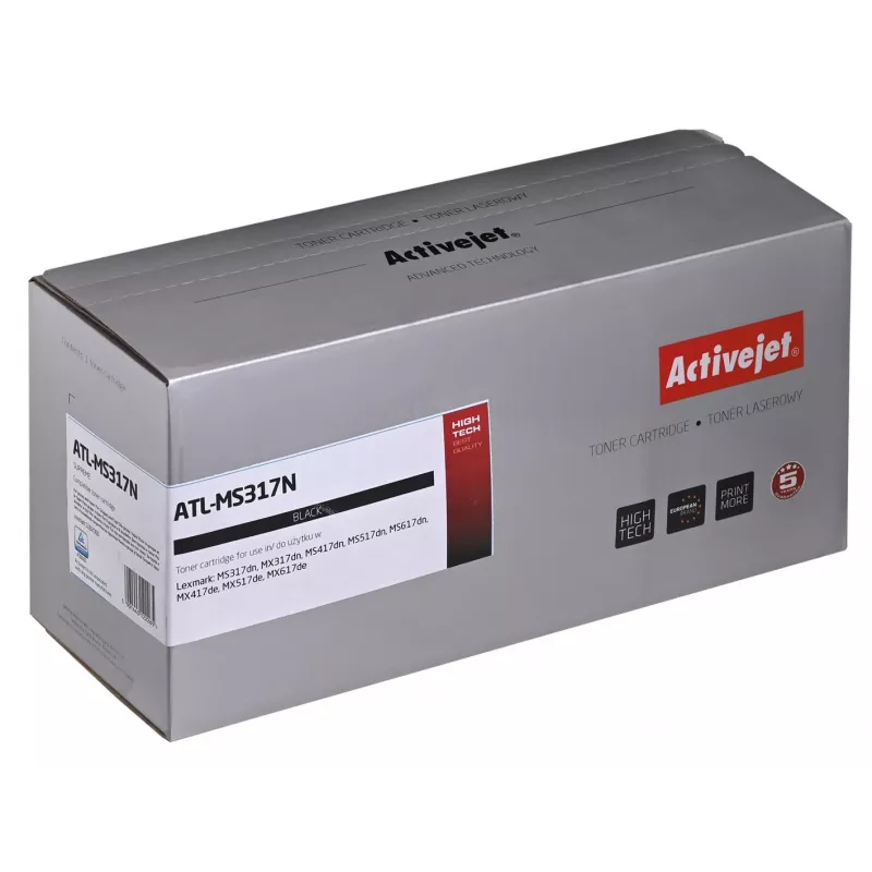 Toner cartridge ActiveJet replacement for Lexmark 51B2000 black, 2500 pages, single pack