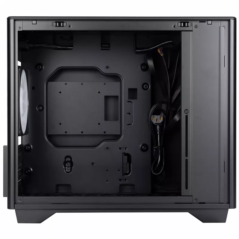 InWin A3 Mini-Tower Tempered Glass - black