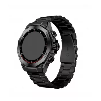 Smart watch Kodak SW-7215 black — touchscreen, fitness tracking, Bluetooth, compatible with iOS/Android