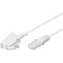 Goobay 60677 Telephone Cable 30 m White (60677)