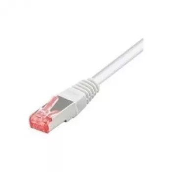 Tecline - Patch-Cable - RJ-45 (M) to RJ-45 (M) - 1.5 m - SFTP, PiMF - CAT 6 - Halogen-Free, Snagless - White (715015W)