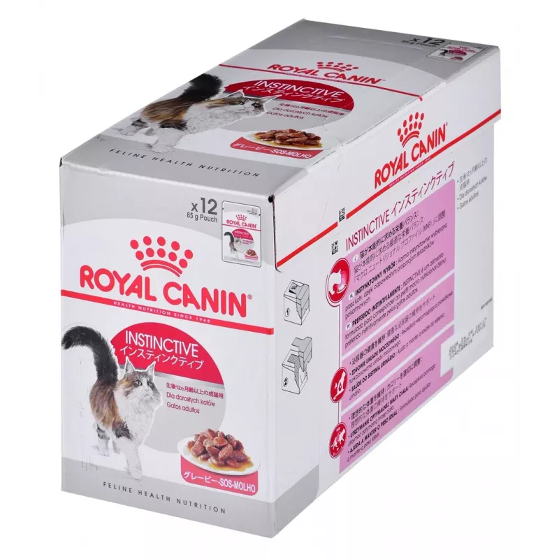 Wet cat food Royal Canin Instinctive 12 x 85 g — poultry, adult, urinary health support