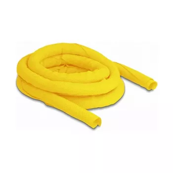 DeLOCK Woven Sleeve self-closing heat-resistant 2 m x 16 mm yellow