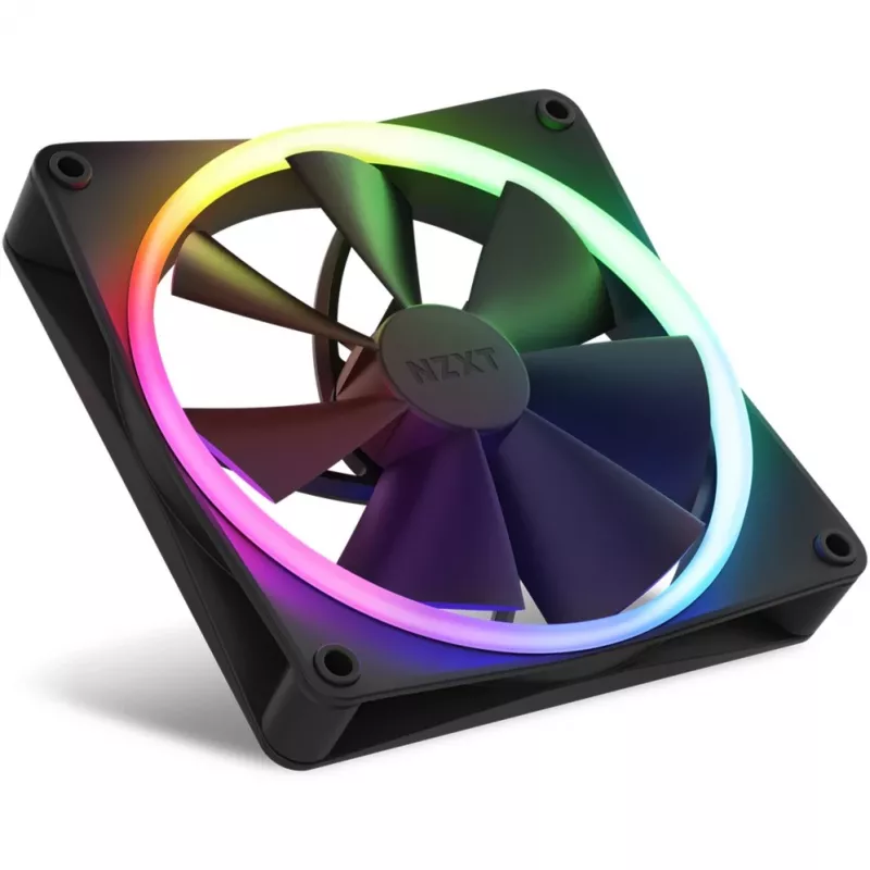 Fan NZXT F140 RGB TWIN 14 cm Black 500-1800 RPM Fluid Dynamic Bearing