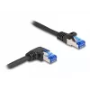 Network Cable DeLOCK RJ45 Cat.6A S/FTP 0.5m Black