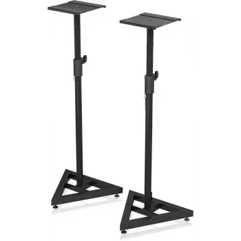 Studio monitor stands Behringer SM5002 height adjustable — pair for nearfield monitors, metal construction, adjustable height