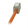 Synergy 21 Keystone Module TP Socket RJ45 CAT6A 500MHz Short with Cable Clamp - Cable - Digital/Data