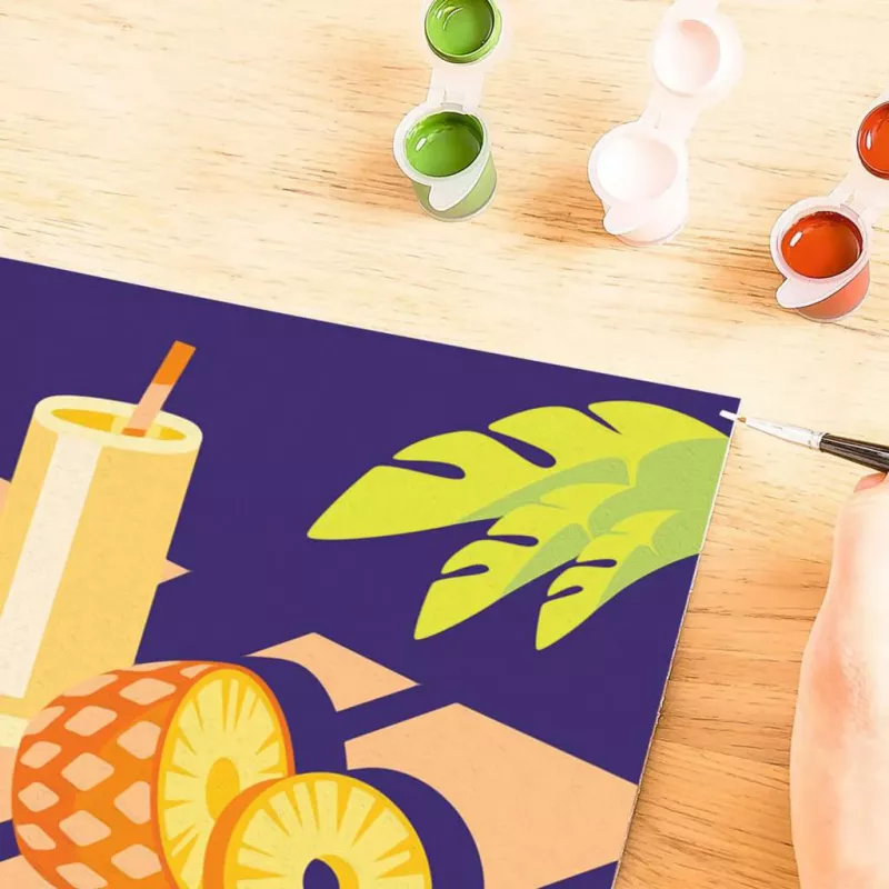 CreArt - Mocktail Ananas, Painting