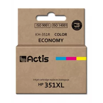 Compatible ACTIS cartridge KH-351R for HP 351XL, dye-based ink 21 ml (CMY), single pack, standard yield